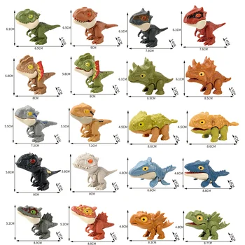 1 Adet 20 Renkler Kek Süslemeleri Konuk için Hediyeler Jurassic Dünya Parti Malzemeleri Sürpriz Dinozor Yapış Kadro Koleksiyon Ekran