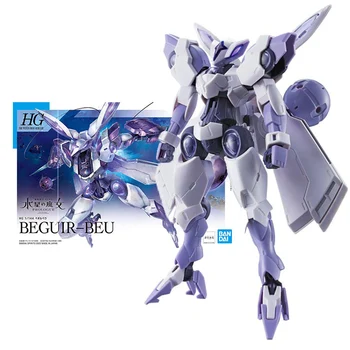 Bandai Gundam model seti Anime Figürü Hg 1/144 Cadı Mercury Beguir-Beu Gunpla Anime aksiyon figürü oyuncakları Ücretsiz Kargo