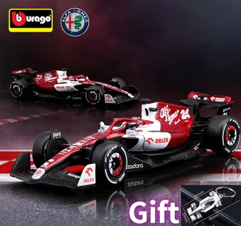 Bburago 1: 43 Alfa Romeo C42 2022 RedBull F1 Formülü Araba Döküm Araçları Koleksiyon Model yarış oyuncakları Noel doğum günü hediyesi