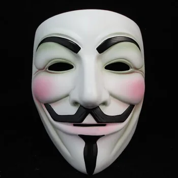 Cosplay Maske Yüz Şapkalar Cadılar Bayramı Partisi Maskesi Sahne Anonim Karnaval Steampunk Cosplay Kostümleri V Vendetta Maskesi