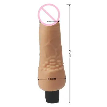 Gerçekçi Yapay Penis Vibratör bayanlara Seks Oyuncakları Seks Makinesi Sihirli Değnek Titreşimli Kadın için Yetişkin seks oyuncak